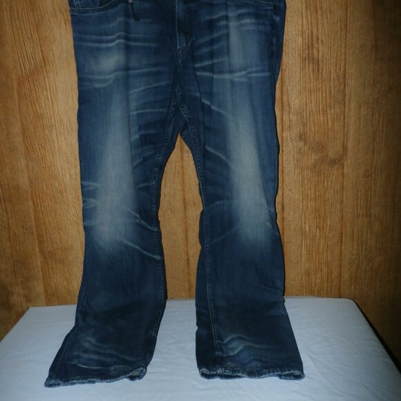 Polo Ralph Lauren Authentic Dungarees Blue Jeans 41381 Distresses Men’s 36x32 - Picture 5 of 9